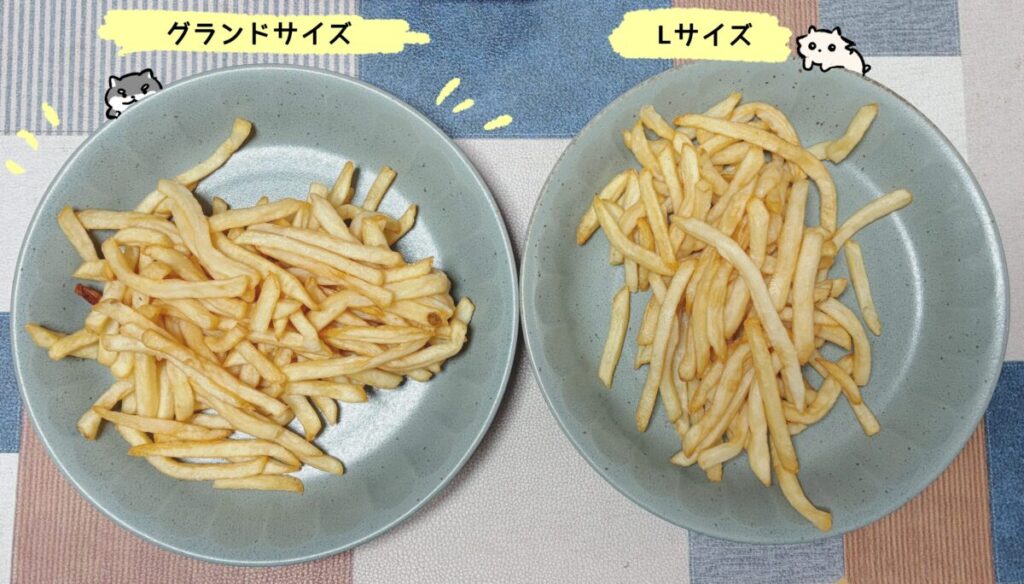 お皿に盛ったポテトの写真